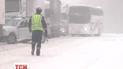 Непогода парализовала дороги Западной Украины