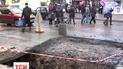 В Тернопольской области из-за дождей проваливаются дороги