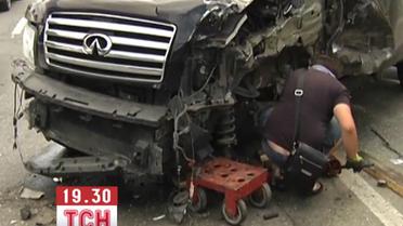 В Киеве на Краснозвездном проспекте произошла авария