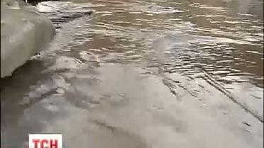В Киеве началось подтопление