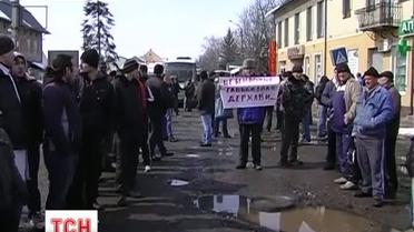 Дорогу возле прикарпатского села Заболотов уже разблокировали