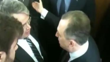 Колесников устроил потасовку на балконе Верховной Рады