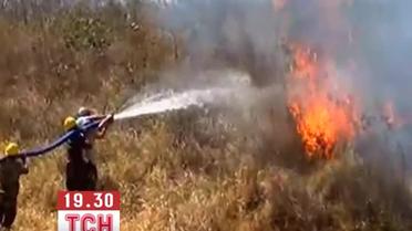 В Боливии уже третьи сутки не могут потушить масштабный лесной пожар