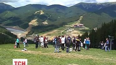 На Буковеле прошел фестиваль для детей-сирот