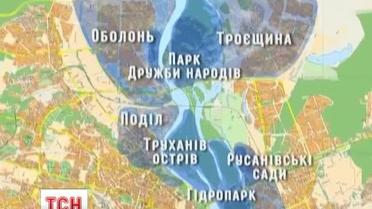 Предстоящий паводок уже почувствовали дачники Русановских садов и жители киевских Осокорков