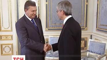 Янукович встретился с президентом Всемирного украинского конгресса