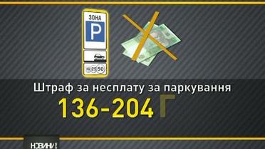 Водителям, которые не платят за парковку, светят штрафы в 360 грн
