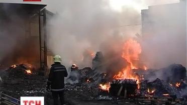 В Одессе горела свалка лекарственных препаратов