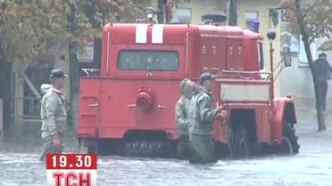 6-часовой ливень превратил Житомир в Венецию