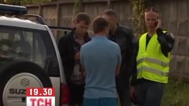 Появилось видео с места ДТП, виновником которого стал Олег Скрипка