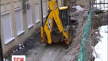 У Києві оповзла Замкова гора