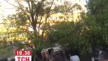 "Штурмовикам" з будівництва на Троєщині загрожує стаття за хуліганство