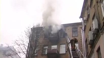 У Києві палала квартира у житловому будинку