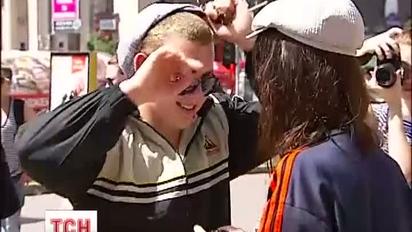 У Києві пройшов флеш-моб гопників