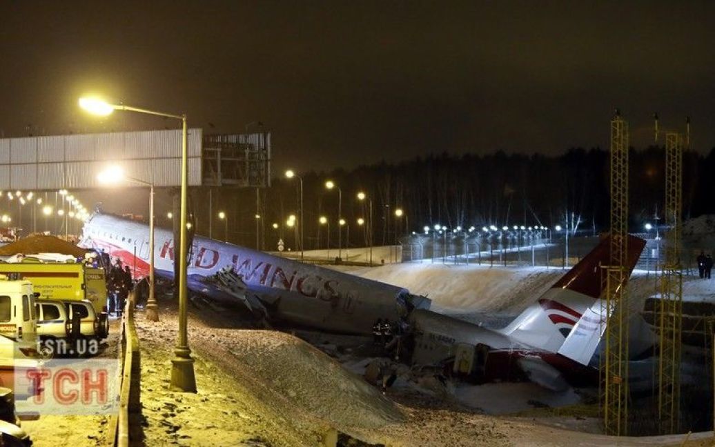 Авіакатастрофа в аеропорту "Внуково" / © Фото EPA/UPG
