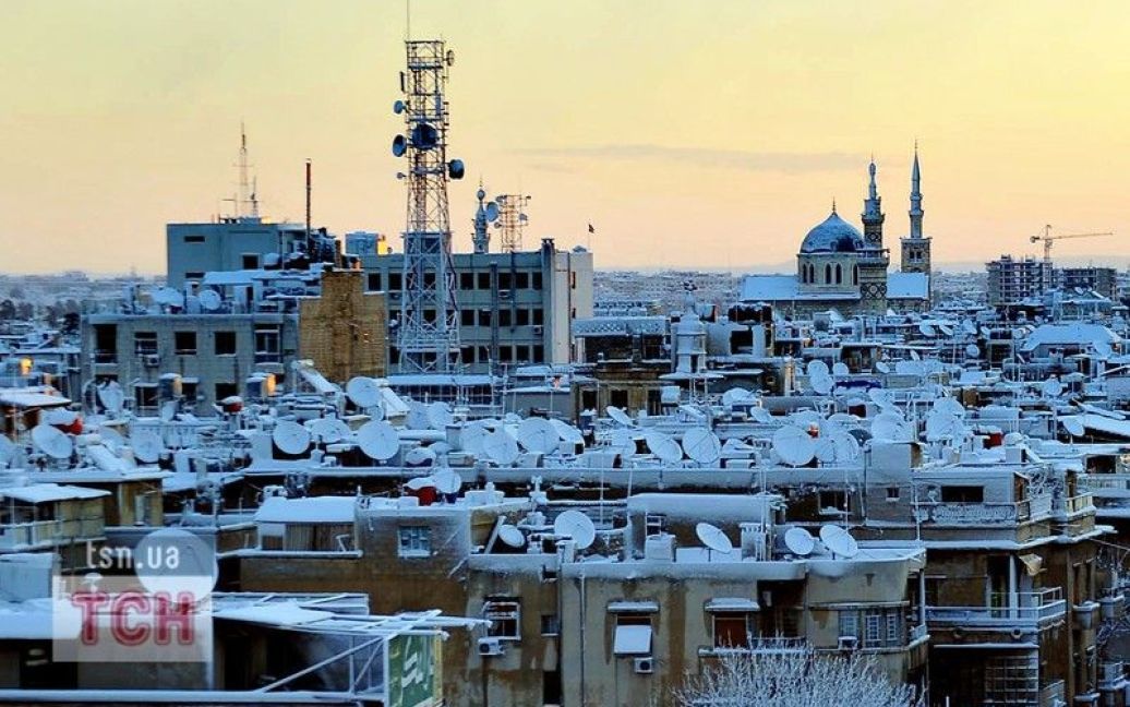 У Сирії випав сильний сніг / © Фото EPA/UPG