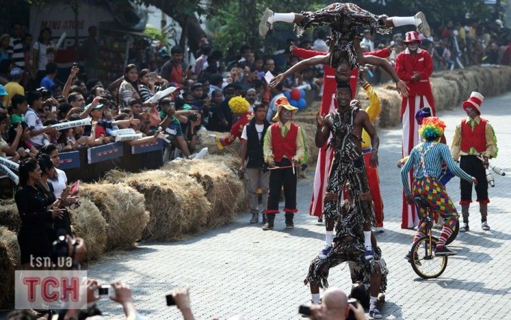 В Індії відбулись перегони Red Bull Soapbox Race / © Фото EPA/UPG