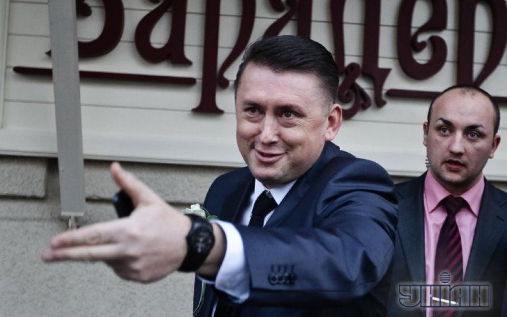 8 грудня екс-майор Микола Мельниченко та телеведуча Наталя Розинська одружилися / © УНІАН
