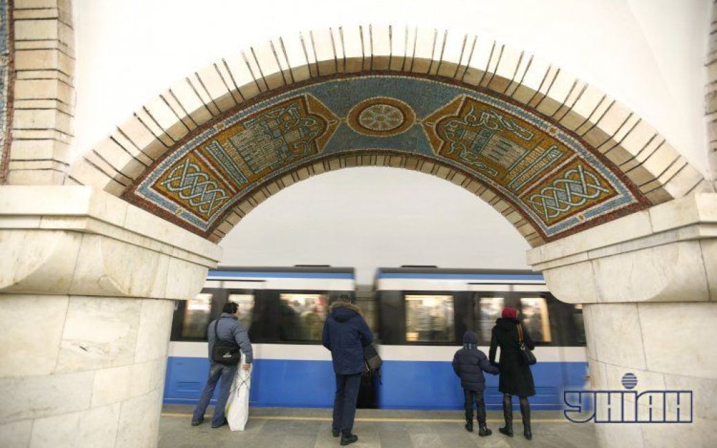 "Золоті ворота" &ndash; одна з 20 найкрасивіших станцій метро Європи / © УНІАН