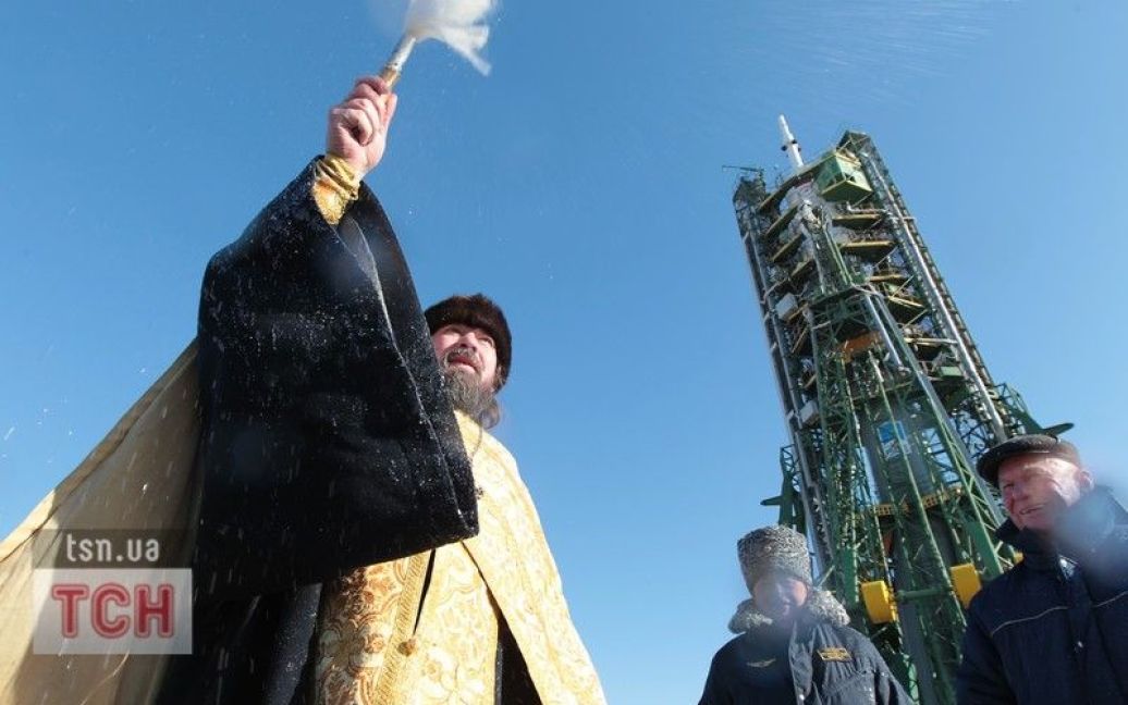 На Байконурі запустили ракету-носій "Союз-ФГ" / © Фото EPA/UPG