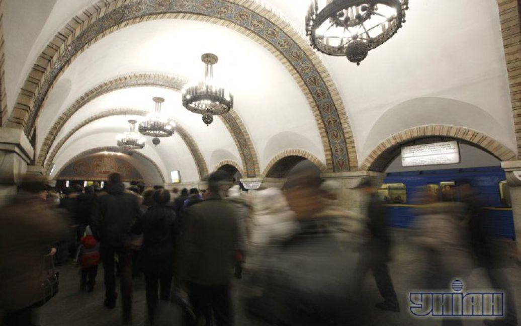 "Золоті ворота" &ndash; одна з 20 найкрасивіших станцій метро Європи / © УНІАН