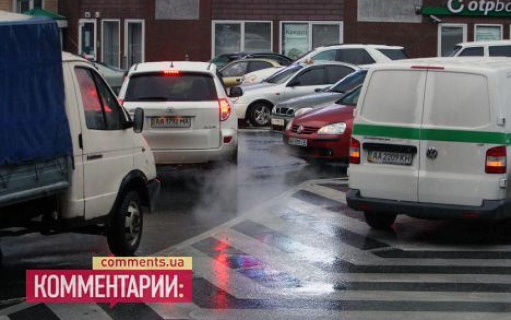 Київ "несподівано" засипало снігом / © Коментарі