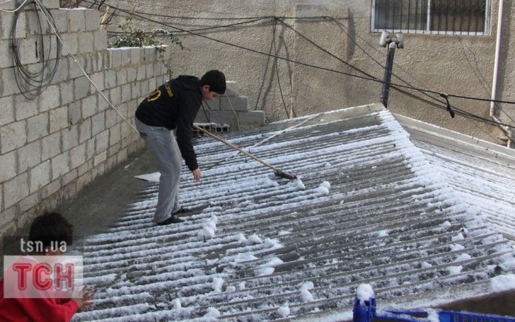 У Сирії випав сильний сніг / © Фото EPA/UPG