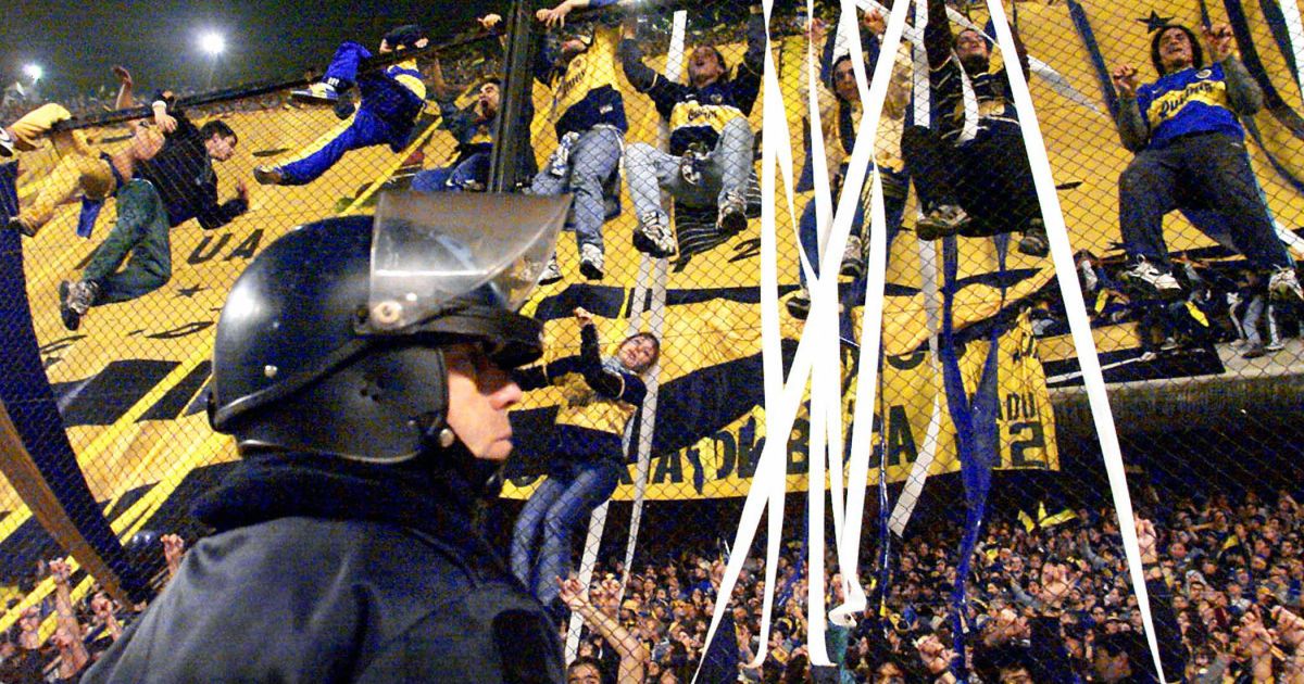 Фан-сектор "Бока Хуніорс" під час матчу
