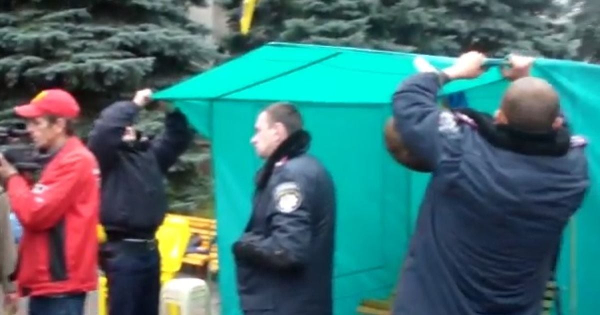 Скандал и протесты в Первомайске продолжаются