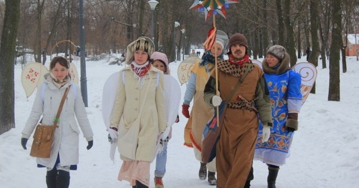 По Києву ходив різдвяний вертеп / © Сегодня