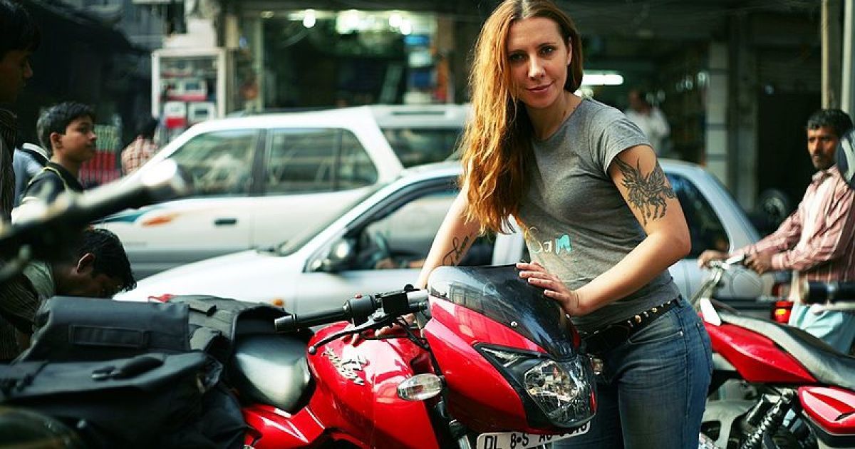 Анна Гречишкіна підкорить весь світ на мотоциклі