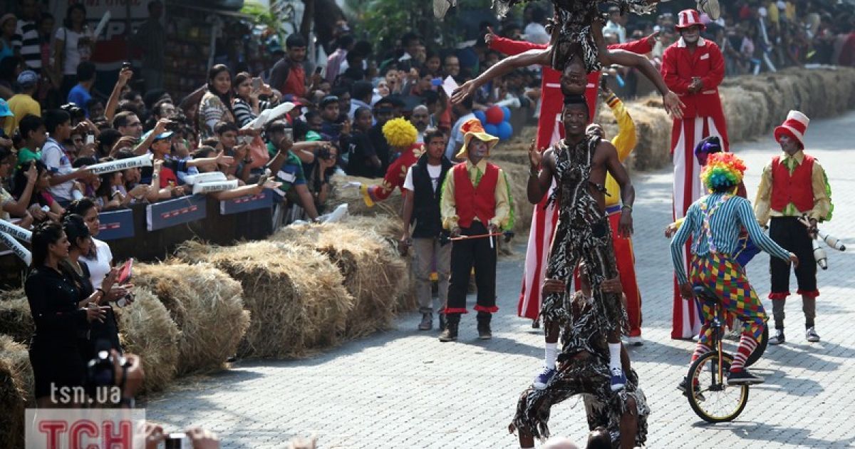 В Індії відбулись перегони Red Bull Soapbox Race / © Фото EPA/UPG
