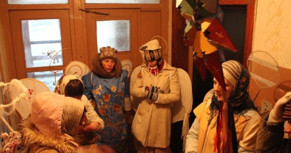 По Києву ходив різдвяний вертеп / © Сегодня