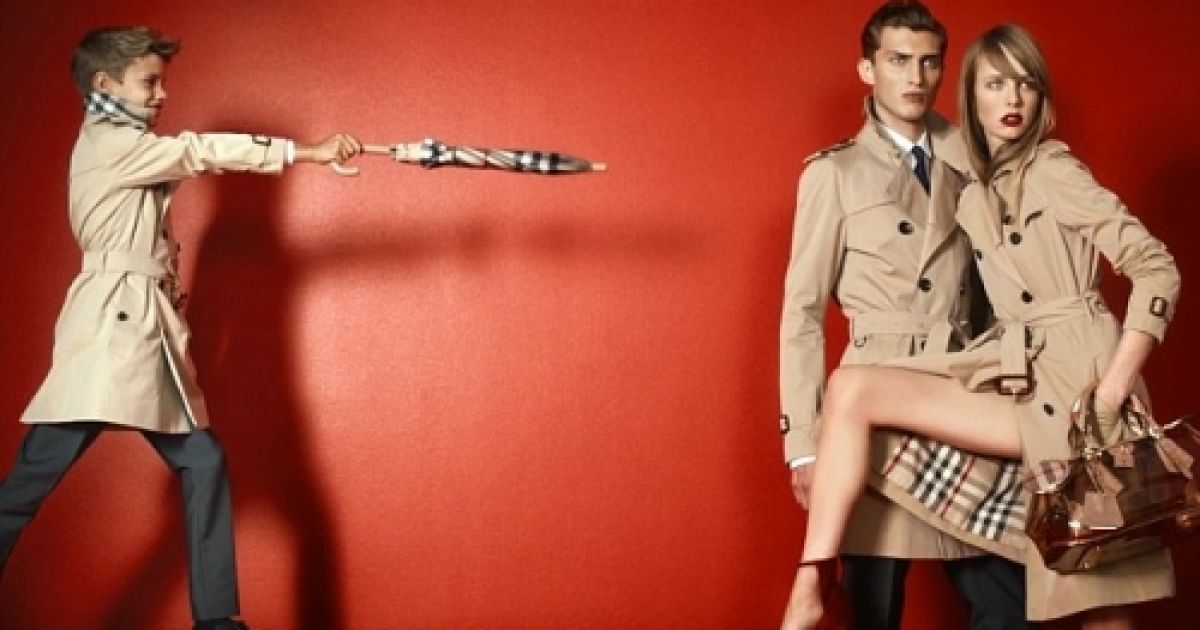 Ромео Бекхем для Burberry