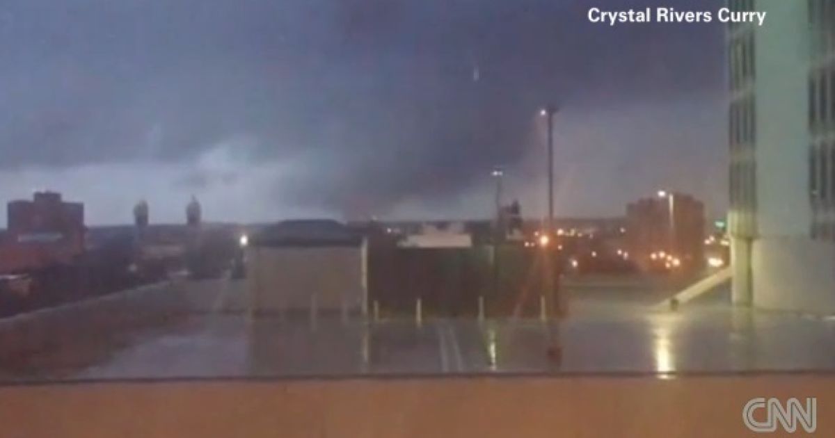 Торнадо в США. Кадр CNN