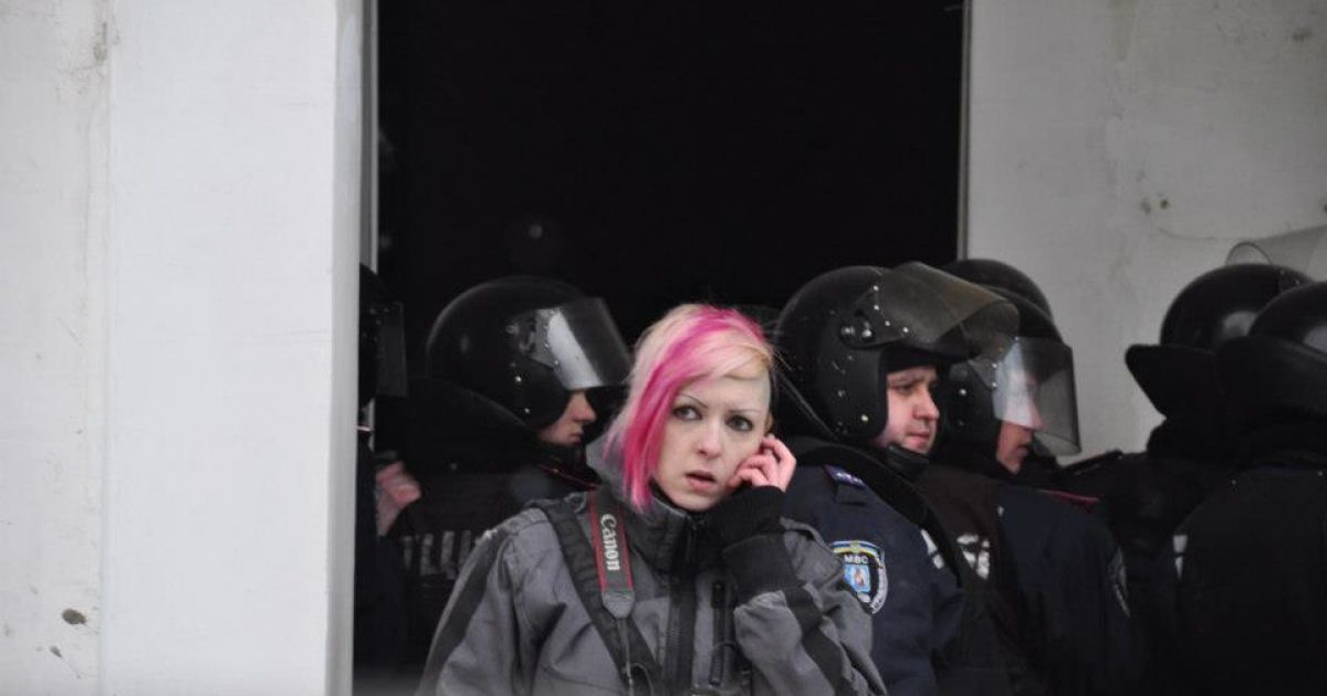 Біля Гостинного двору побилися депутати / © facebook.com/alex.zakletsky