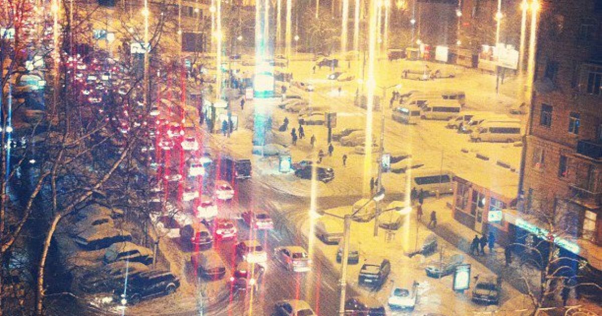 В центрі Києва сталося 30 аварій за один вечір