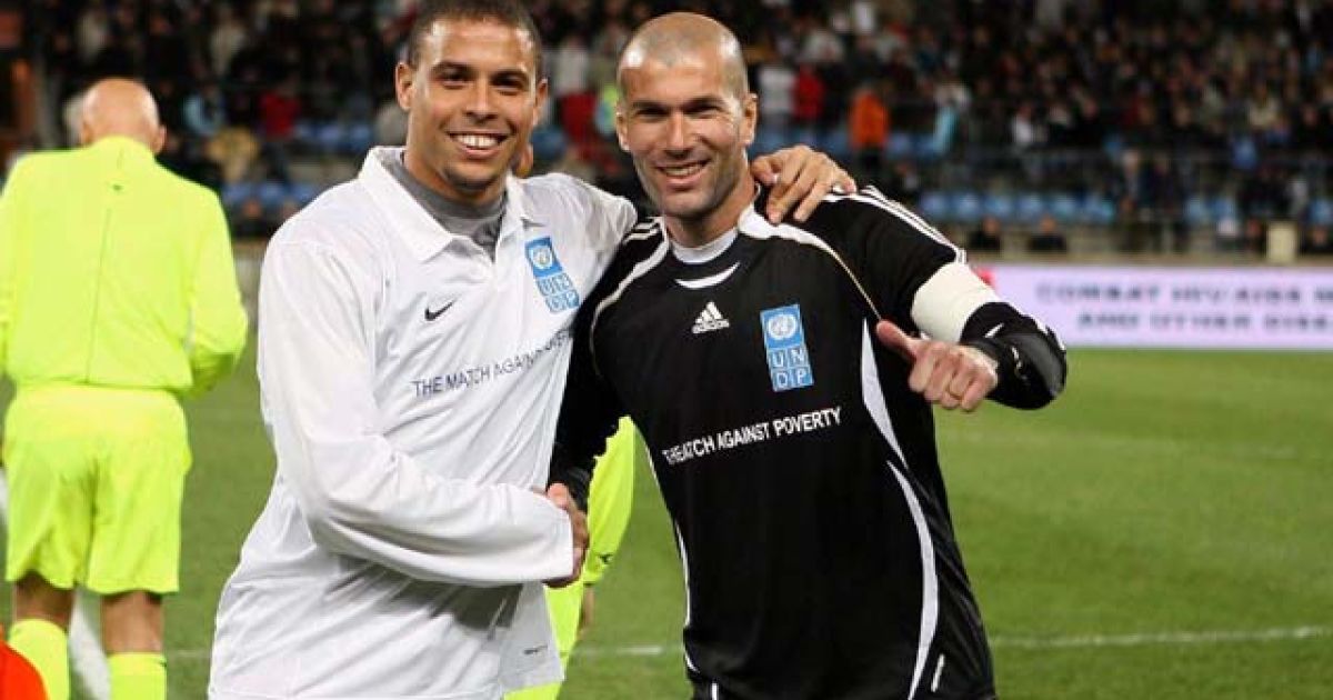 Роналдо, Зідан та їхні друзі зіграли проти бідності