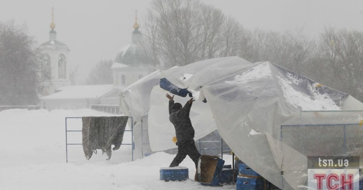 Москву паралізував сильний снігопад