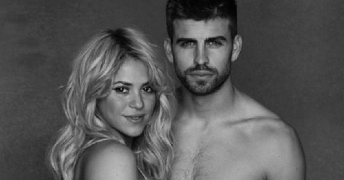 Вагітна Шакіра та Жерар Піке влаштували спільну напівоголену фотосесію