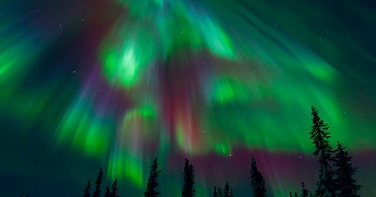 Морган показав магію північного сяйва