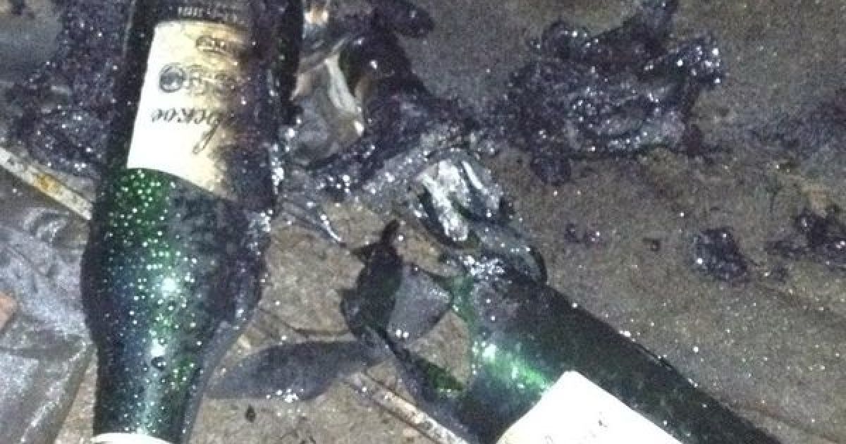 Преступники пытались поджечь здание украинского телеканалу.Ілюстрація