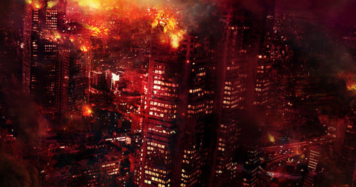 Ілюстрація кінця світу на думку художників