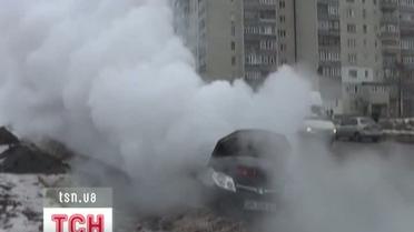 В Сумах жители нескольких высоток наблюдали настоящее фаер-шоу