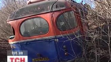 На Лугащине вылетел в кювет автобус с горняками