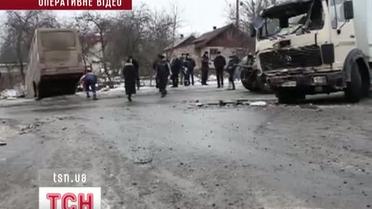 На Львовщине автобус не разминулся с фурой, 6 пассажиров в больнице