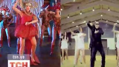 Оля Полякова створила кавер-кліп на хіт Gangnam style