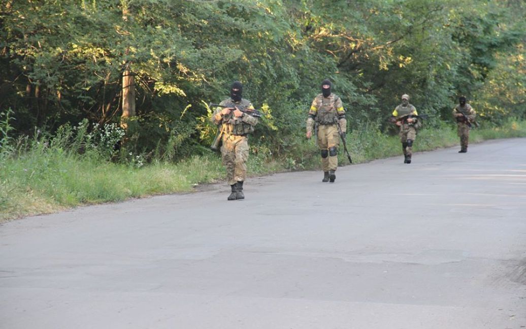 Силовики освободили Дзержинск от террористов / © facebook.com/ato.news