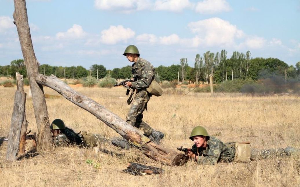 Курсанты Военной академии отработали "боевые действия" / © facebook.com/theministryofdefence.ua