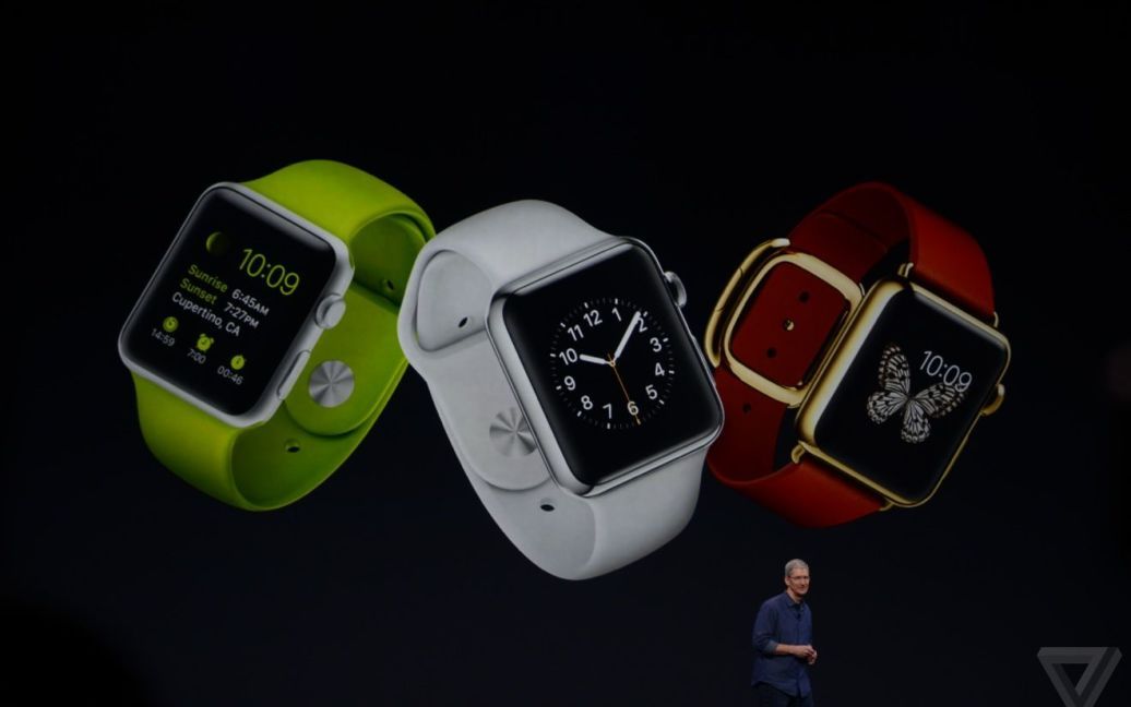 Apple представила смарт-часы Apple Watch. / © The Verge